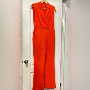 Sleeveless Blazer Jumpsuit